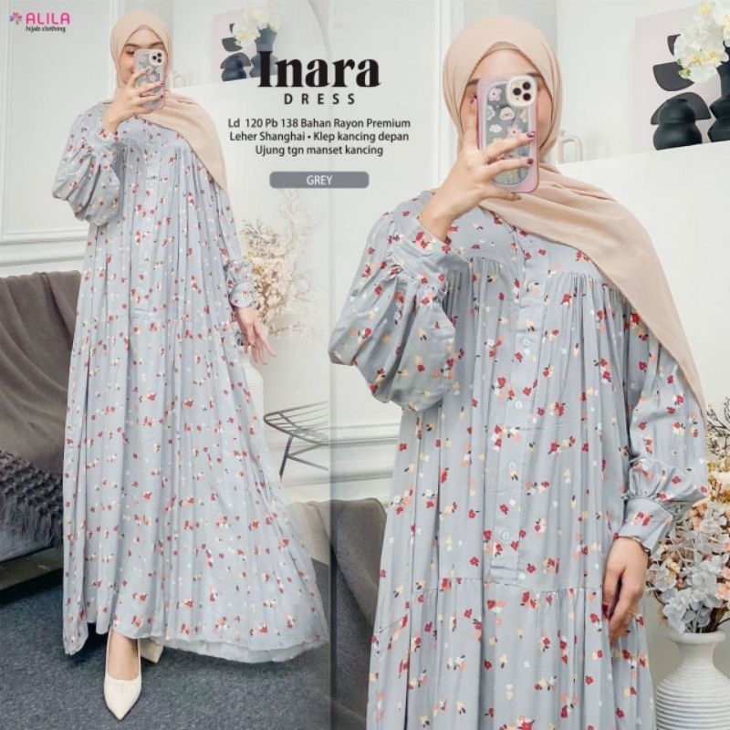 INARA DRESS ORI ALILA | Ld120 Rayon Premium