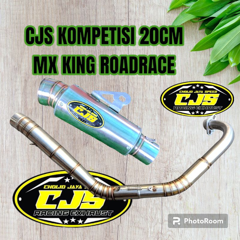 Knalpot MX KING ROADRACE kompetisi 20cm ORINYA CJS RACING l