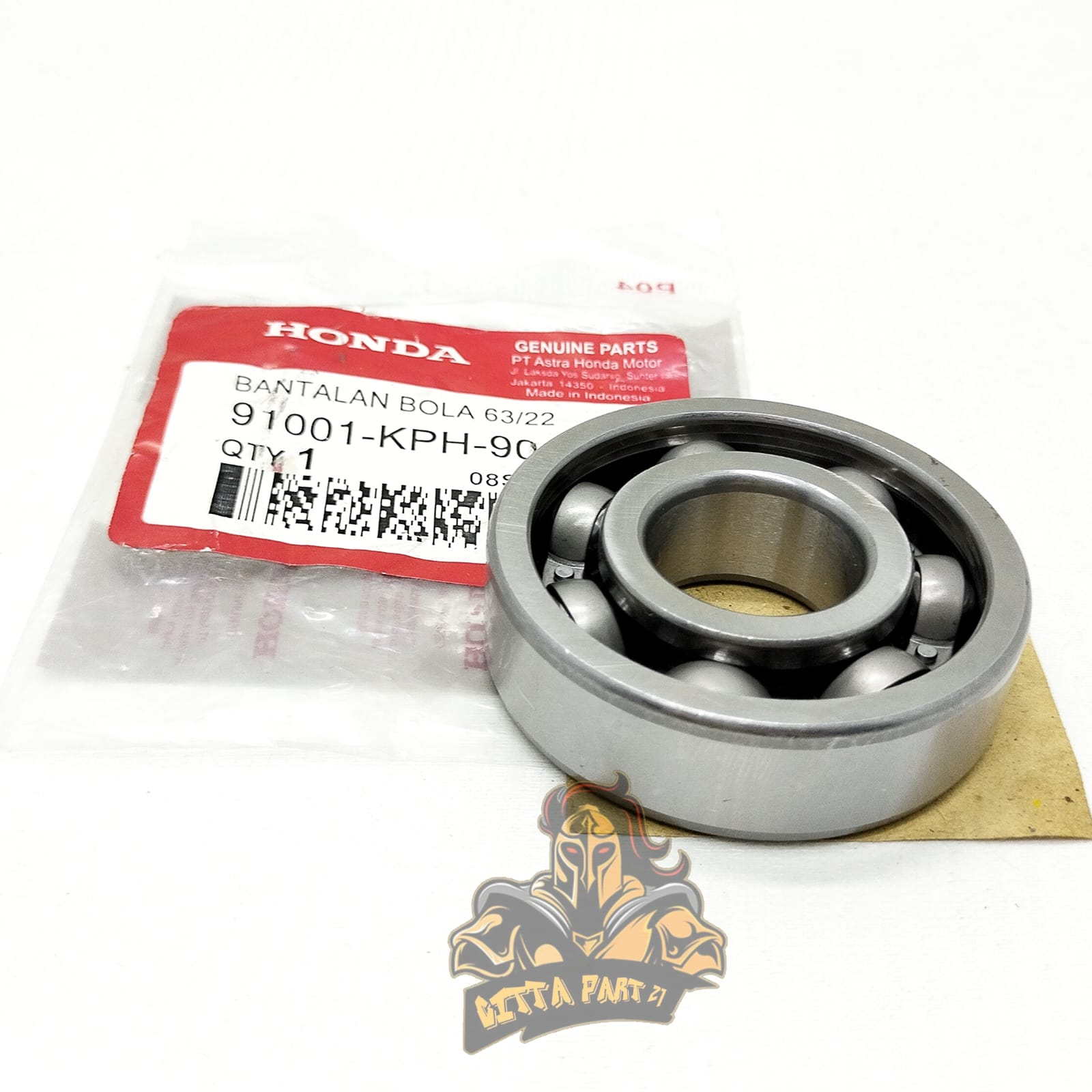 KELAHAR BEARING KRUK AS ASLI ORIGINALHONDA KPH 6322 KUALITAS ASLI ORIGINAL HONDA AHM PRESISI DAN DIJAMIN AWET LAHER KHARISMA SUPRA X 125 KIRANA KARISMA 125