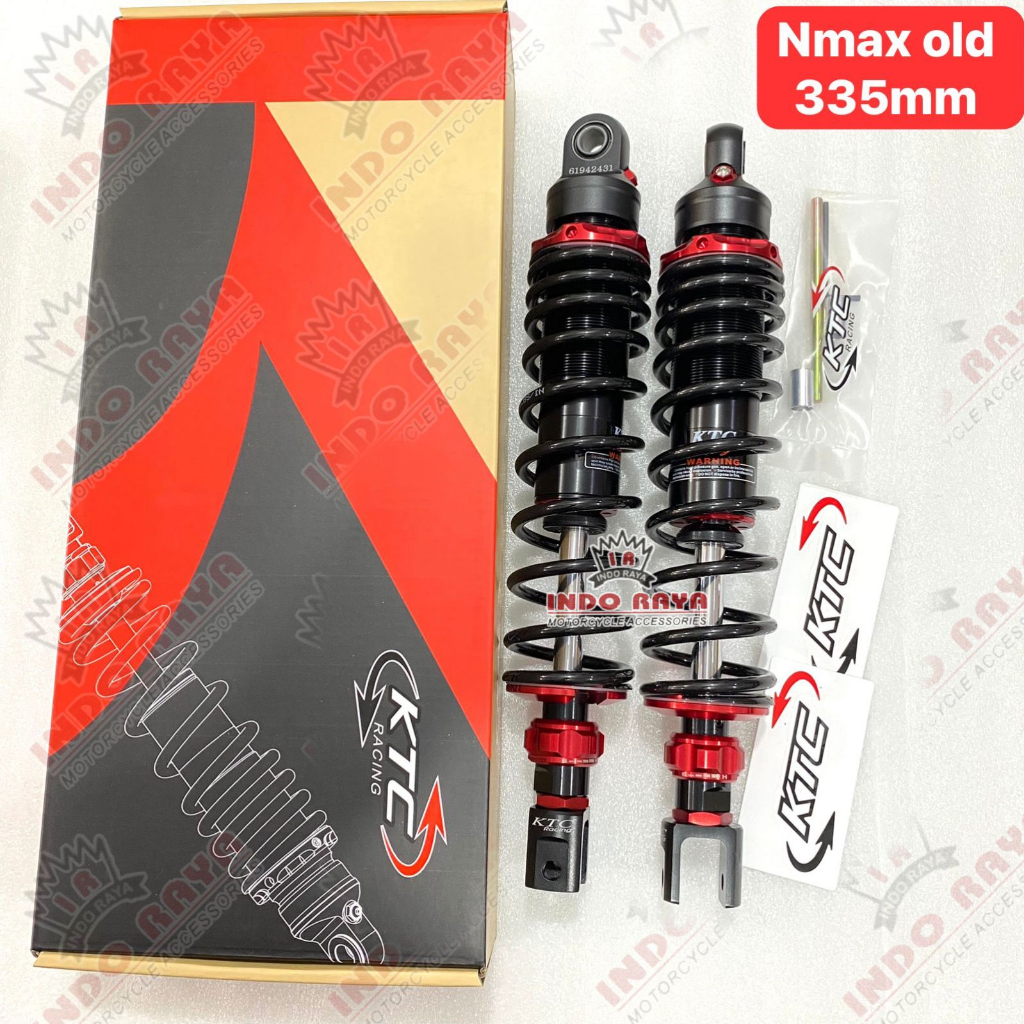 Shockbreaker KTC racing original 305mm 330mm razor pro non tabung klik fungsi keras empuk BLACK RED 