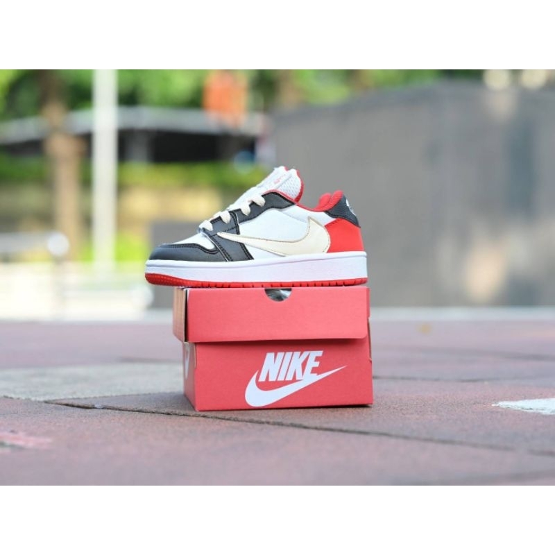 premium quality / nike air jordan travis scot / sepatu jordan anak  / sneakers air jordan