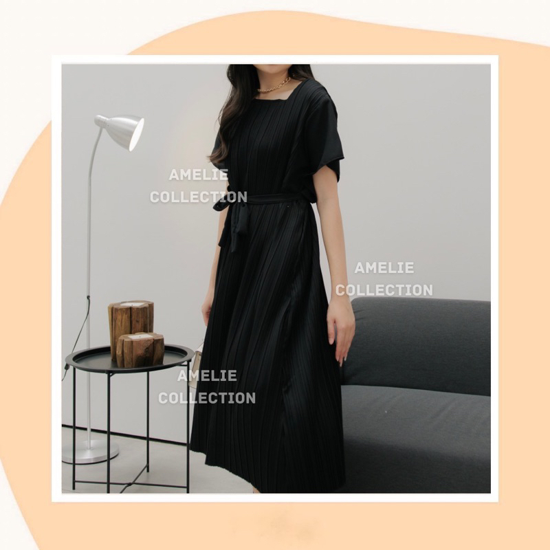 ARIEL DRESS - midi dress bumil friendly bigsize