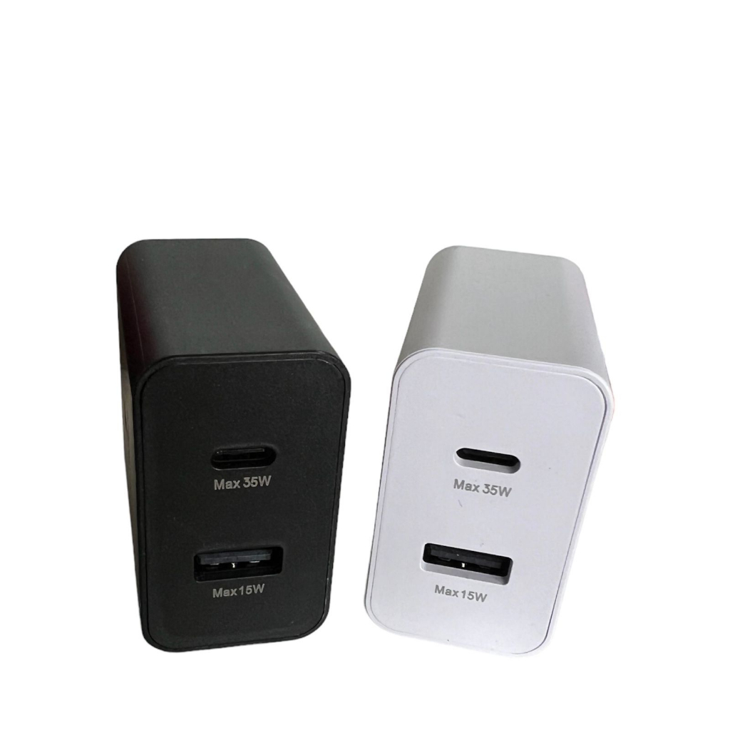 Charger SAMSUNG 35 Watt Dual Port USB-A to C &amp; C to C (Super Fast Charging)