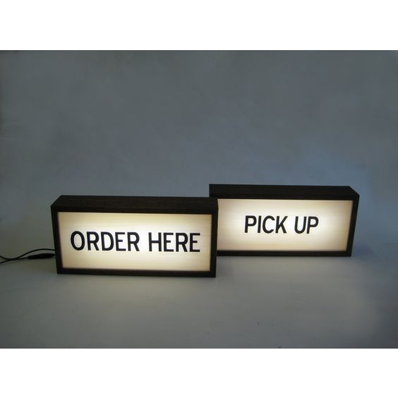 Neon Box Slim Signage Custom