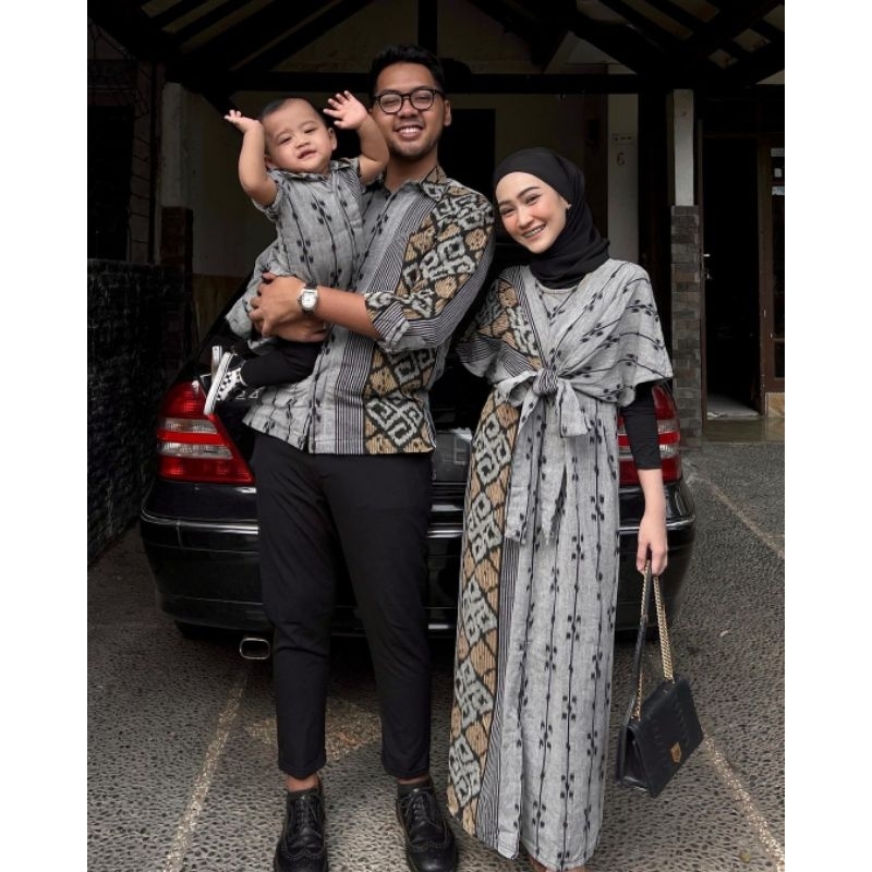 Long dress wanita  tenun ikat jepara dress tenun baju tenun jepara gamis tenun