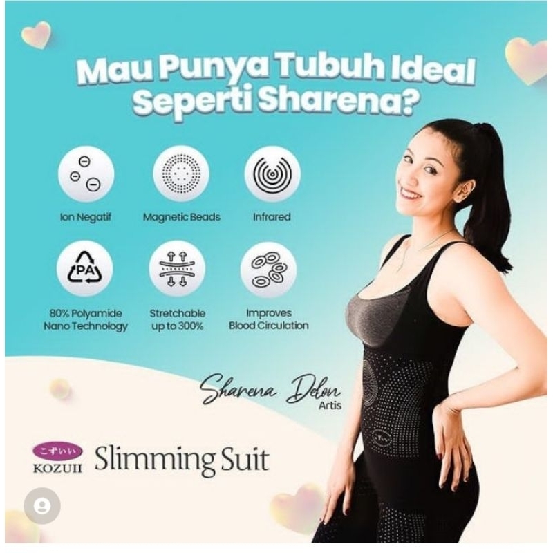 Korset Pelangsing Kozuii Slimming Suit Original Jaco Tv Shopping