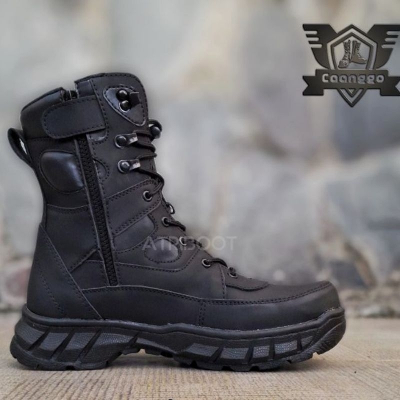 SEPATU PDL TNI POLRI POLPP SECURITY SAFETY UJUNG BESI ORIGINAL CAANGGO MILITERY