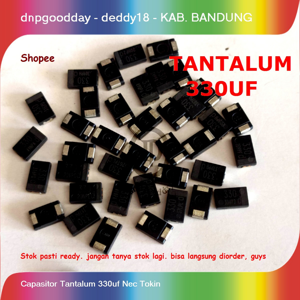 Capasitor Tantalum 330uf Nec Tokin