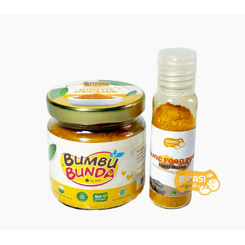 Bumbu Bunda Elia Organic Food Powder Sayuran MPASI Organik / Brokoli Organik / Wortel Organik / Labu Organik