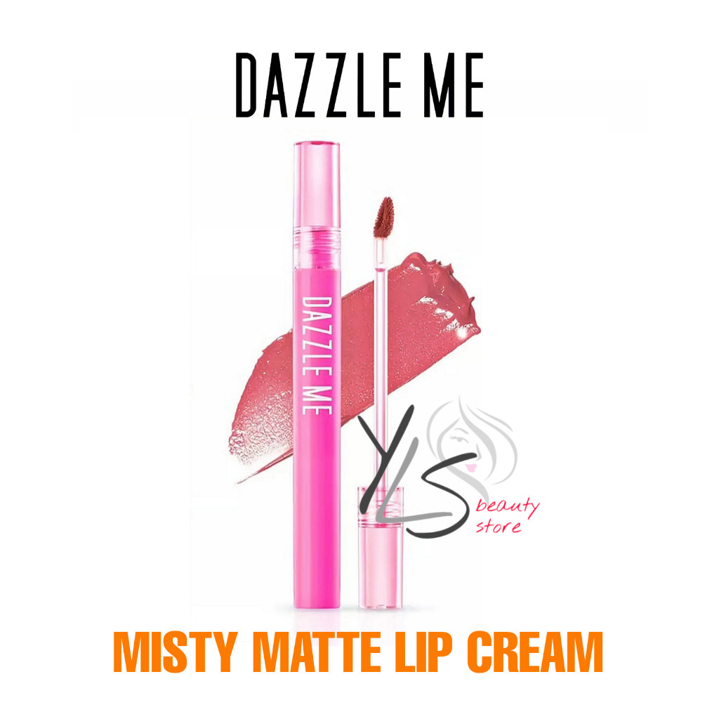 DAZZLE ME MISTY MATTE LIP CREAM - TERDAFTAR BPOM - LIP CREAM DAZZLE ME MURAH