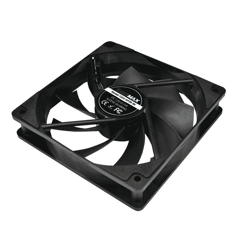 Fan Casing Gamemax 12cm Black Silent Pro Ori