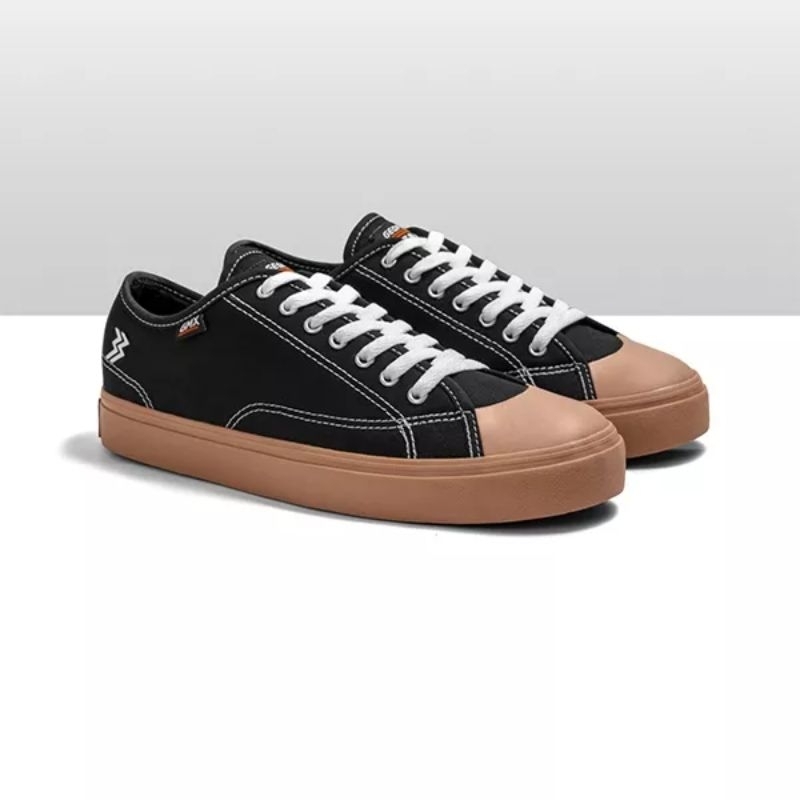 Sepatu Geoff Max Timeless Low Black Gum STZ Original