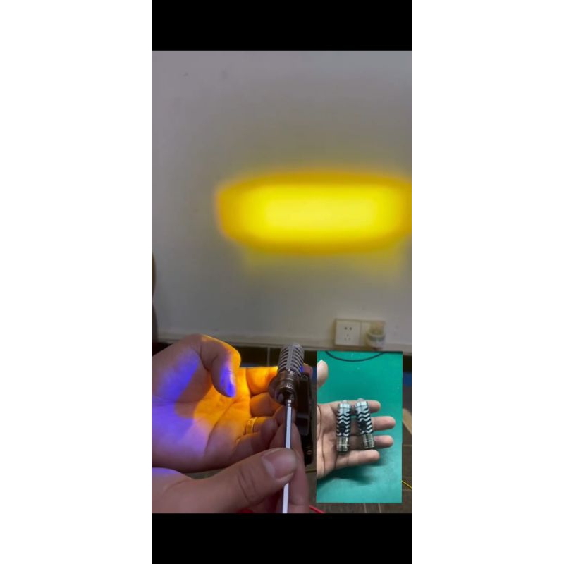 bohlam lampu depan LED kaki 3 Vixion Scoopy