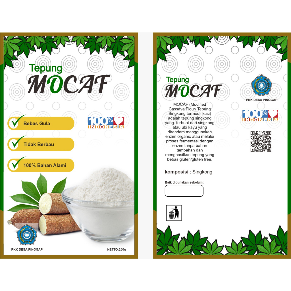 

Tepung Mocaf murah serba guna Kemasan 250 g