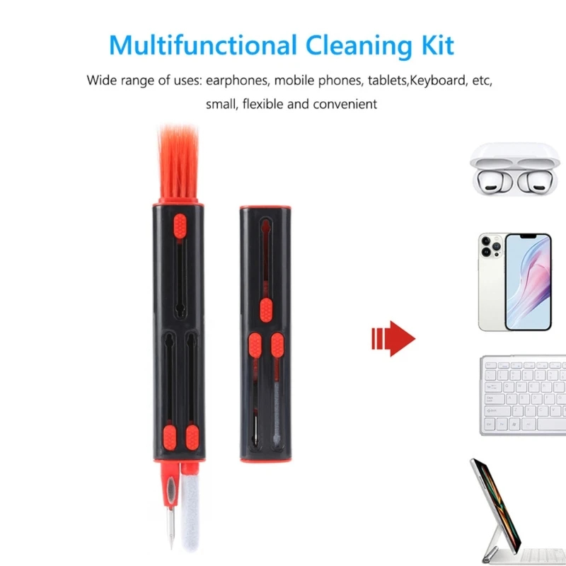 Cleaner Pen 3 in 1 Cleaning Kit  Multifungsi Pembersih Earphone TWS