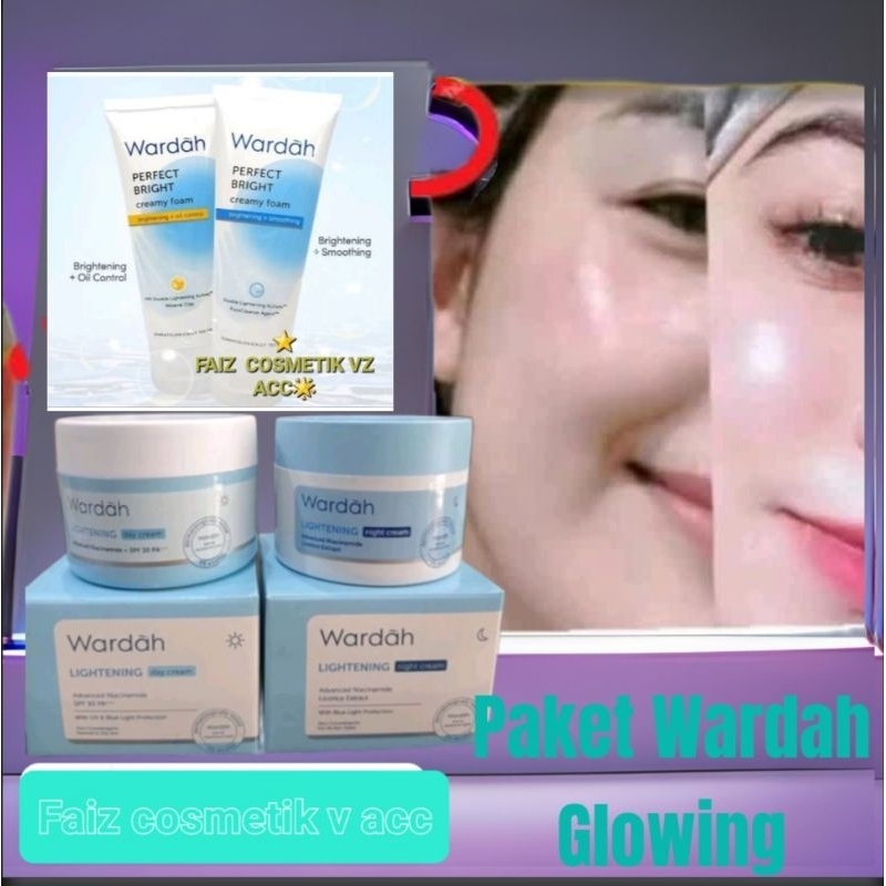 (BISA COD) WARDAH LIGHTENING DAY CREAM / NIGHT CREAM 20/30ML.