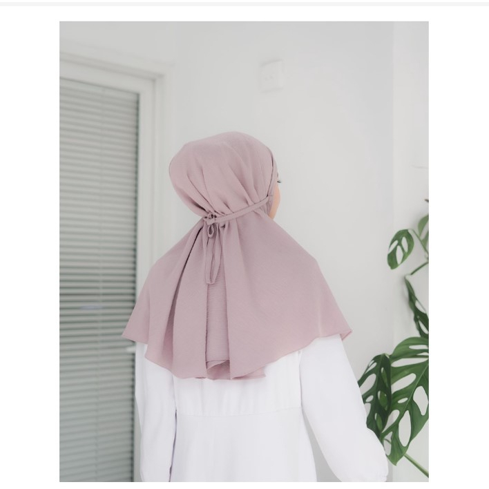 HIJAB JILBAB UNA BERGO TALI (BERGO CRINCLE AIRFLOW)