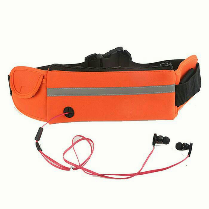 WTW Tas Ikat Pinggang Lari Waterproof 1 Kantung / Go Belt Running Belt