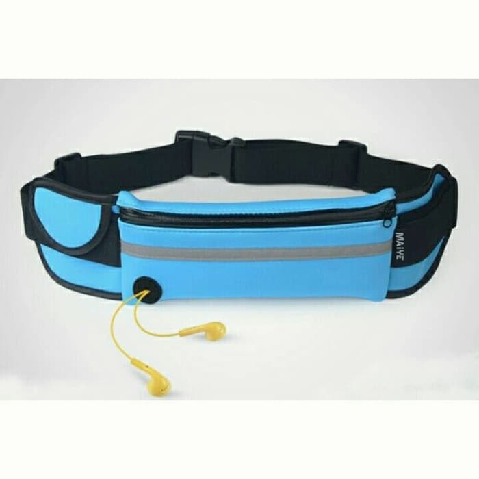 WTW Tas Ikat Pinggang Lari Waterproof 1 Kantung / Go Belt Running Belt