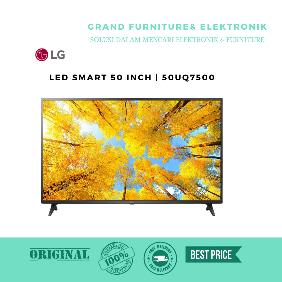 LED SMART TV | LG | 50 INCH | 50UQ7500 | FREE ONGKIR SERANG KOTA