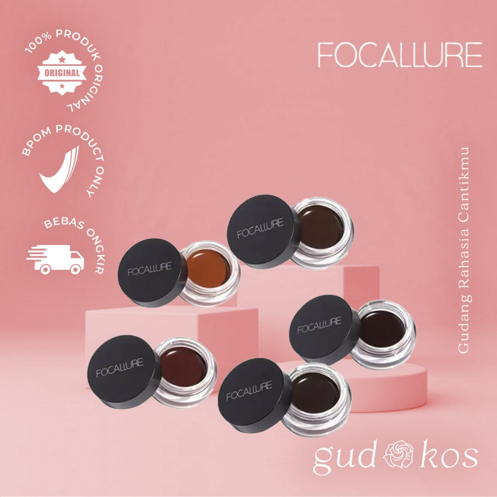 FOCALLURE Eyebrow Cream FA 23 Gel Pomade Pensil Alis