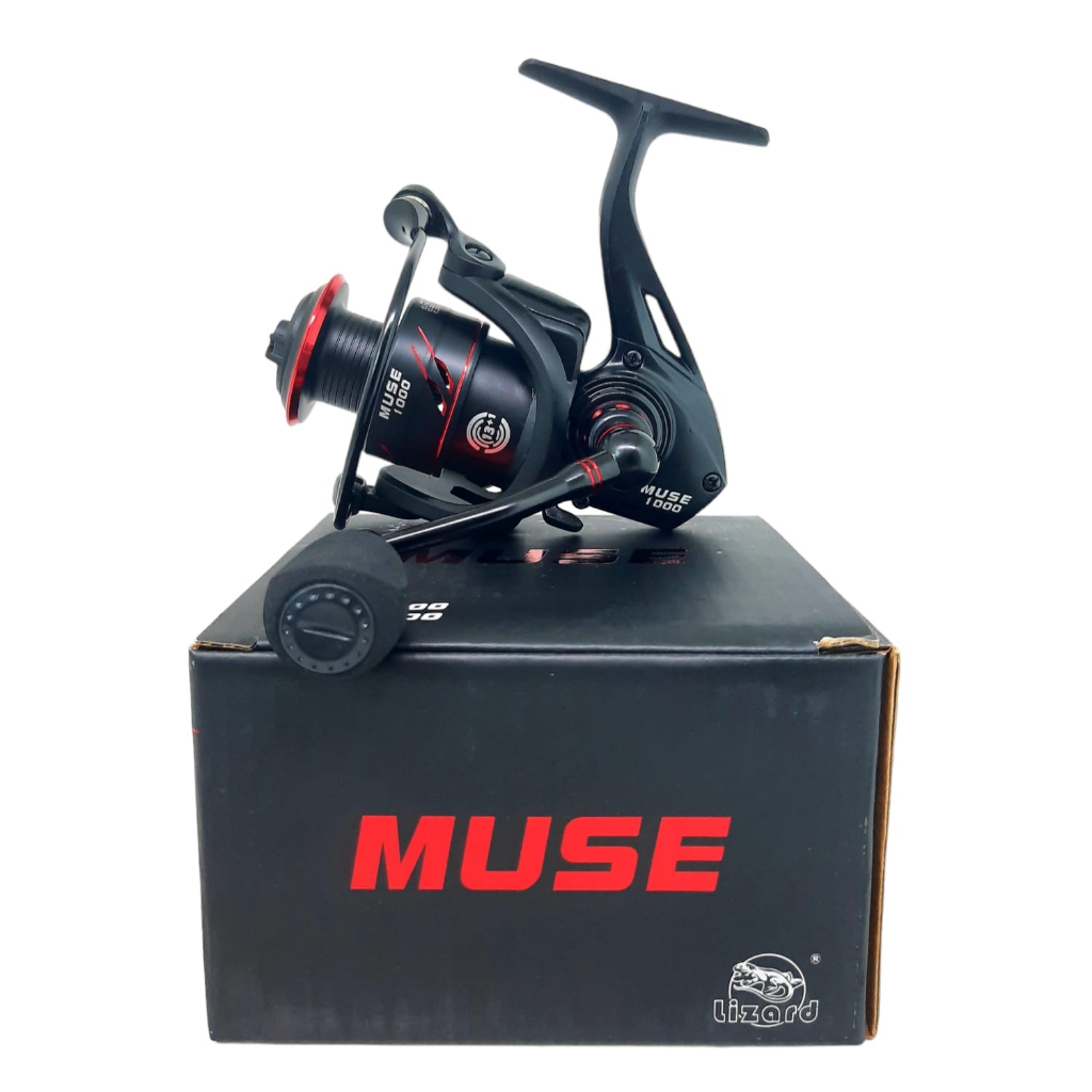 Reel Pancing Lizard MUSE 1000-6000 Spool ALUMUNIUM Sudah POWER HANDLE