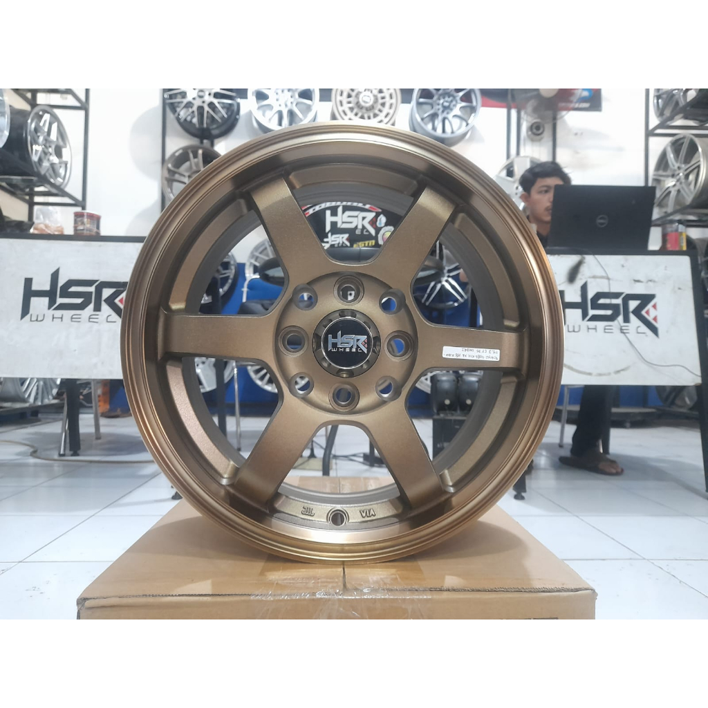 velg racing jdm r14 hsr originl tokyo velg brio agya sigra avanza