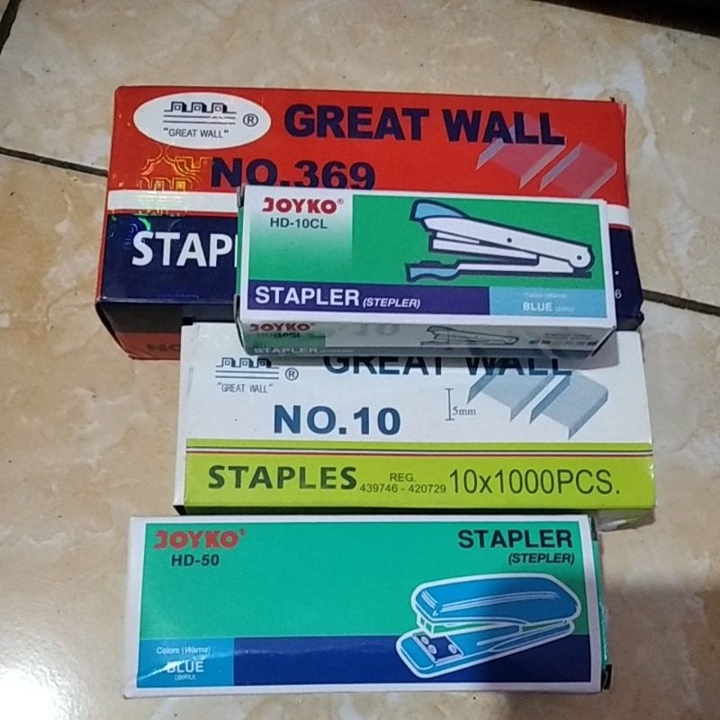 

Promo murah isi stapler stepler staples jegrekan ukuran besar JOYKO HD-50 JOYKO HD-10