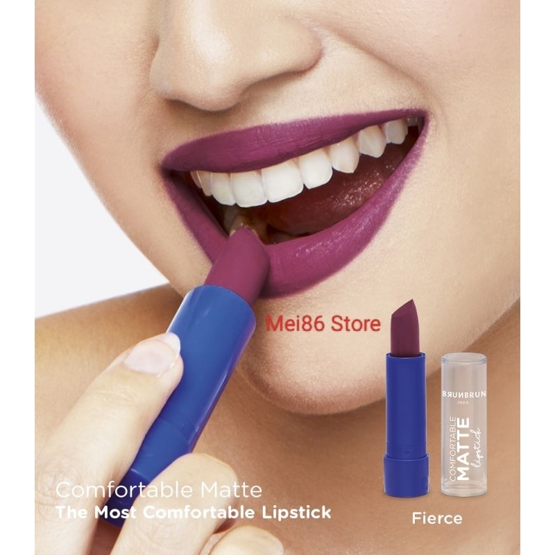 Brunbrun Paris Fierce Comfortable Matte Lipstik