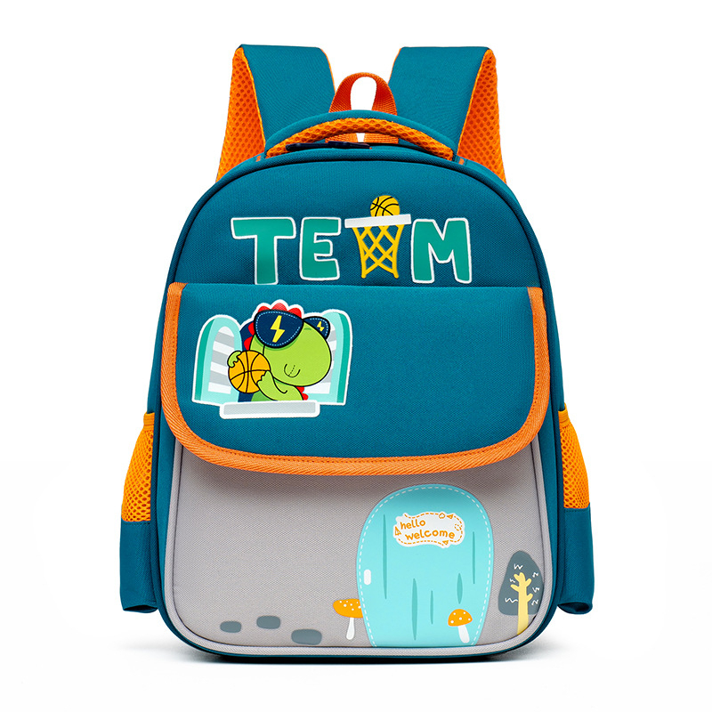 169 IMPORT Tas Sekolah Anak TK / PAUD Karakter Dino Jerapah Super Ringan Backpack Tas Ransel Anak