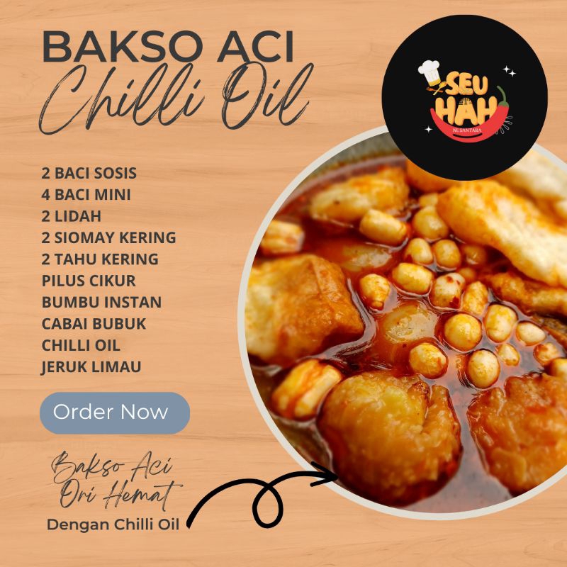 

Bakso Aci Chili Oil ORI Hemat