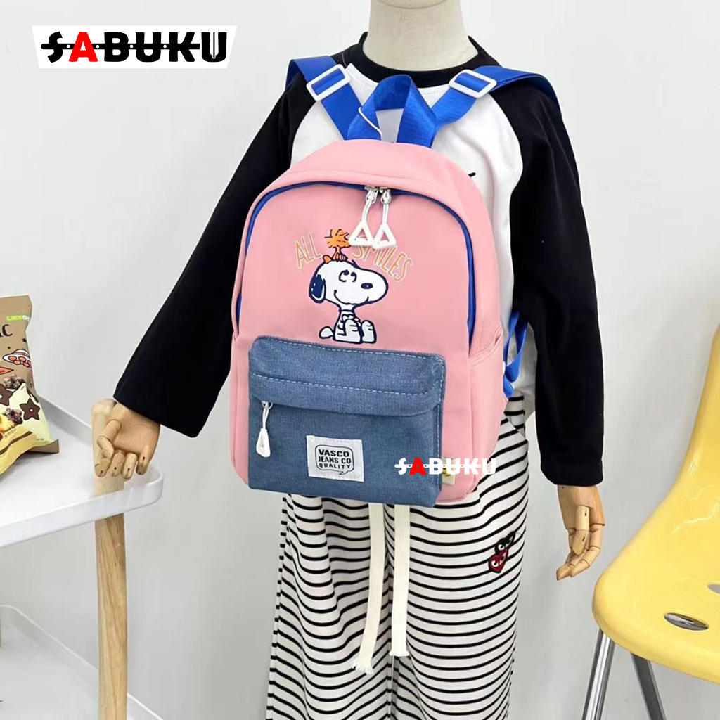 [S&amp;K]Tas Ransel Anak Paud/TK Karakter Snoopy Cartoons Tas Punggung Backpack Terbaru -303