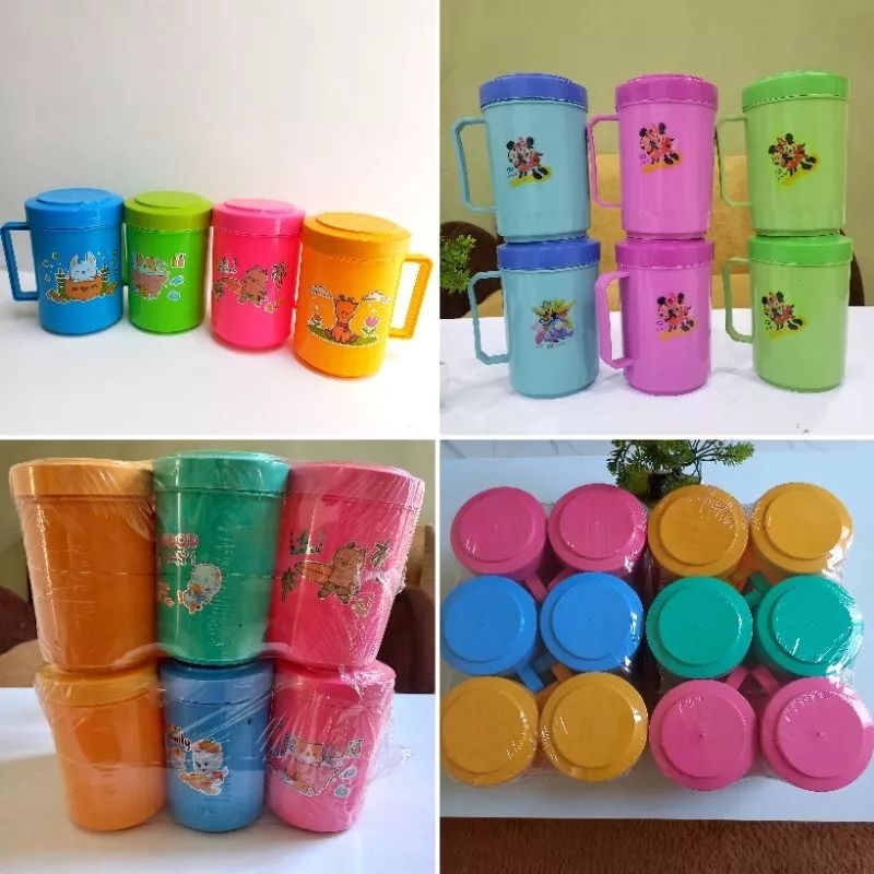 Mug Jumbo -+ 850 ML / Cangkir Plastik Jumbo / Mug Ulir Jumbo