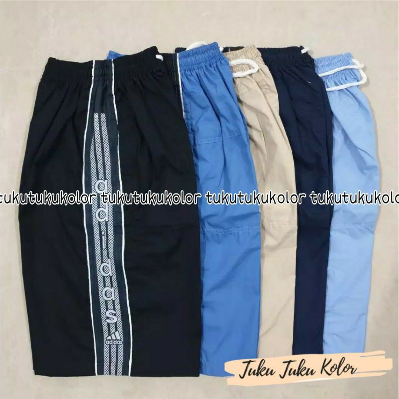 Celana katun bawah lutut/ Celana sirwal/Celana kolor/ Celana katun 7/8 di bawah lutut