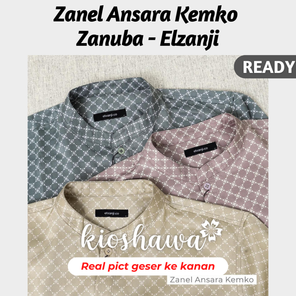 KOKO Zanel Ansara Kemko Elzanji Zanuba KiosHawa Dress Gamis Sarimbit Couple Terbaru Edisi Idul Adha 