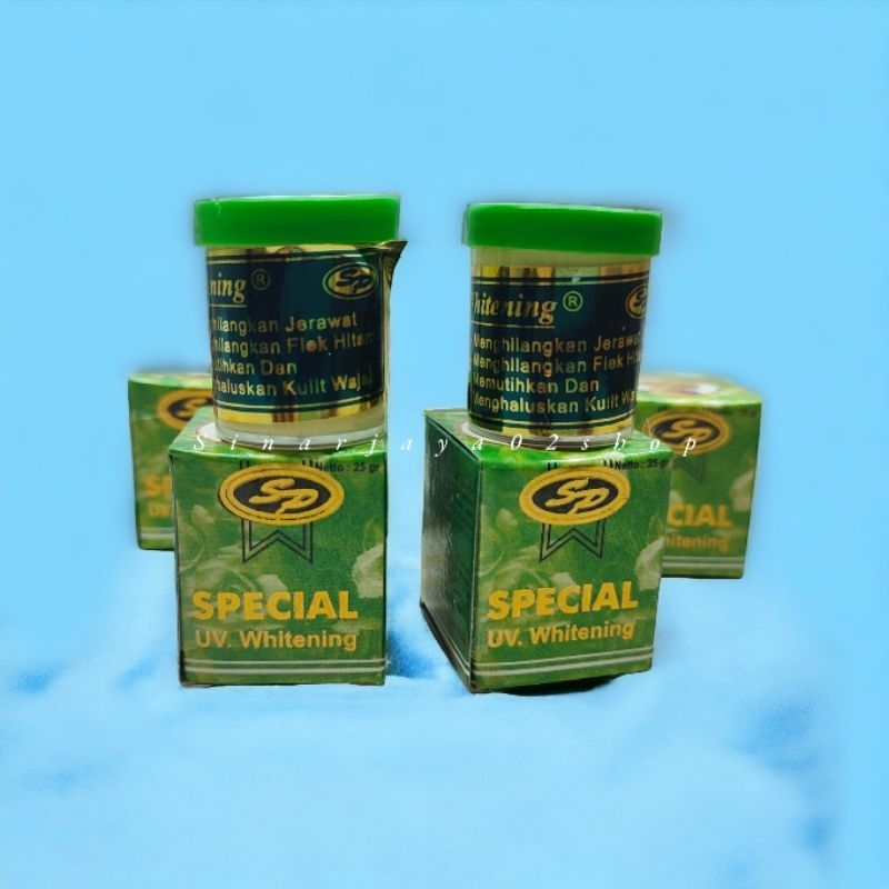 CREAM SP UV SPESIAL SP Ijo kemasan plastik CREM SP HIJAU UV SPESIAL PEMUTIH WAJAH