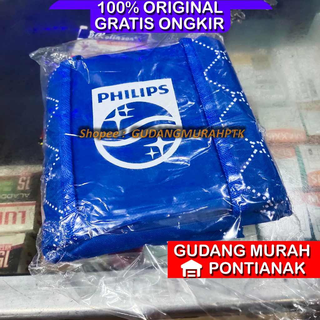 Laundry Bag PHILIPS Kantong Tas bahan Kain Cocok Untuk Baju Kotor Pakaian Mau Di bawa Atau Untuk Tempat lainnya