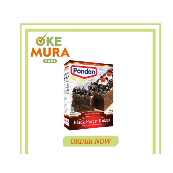 

Pondan Blackforest Kukus 400gr