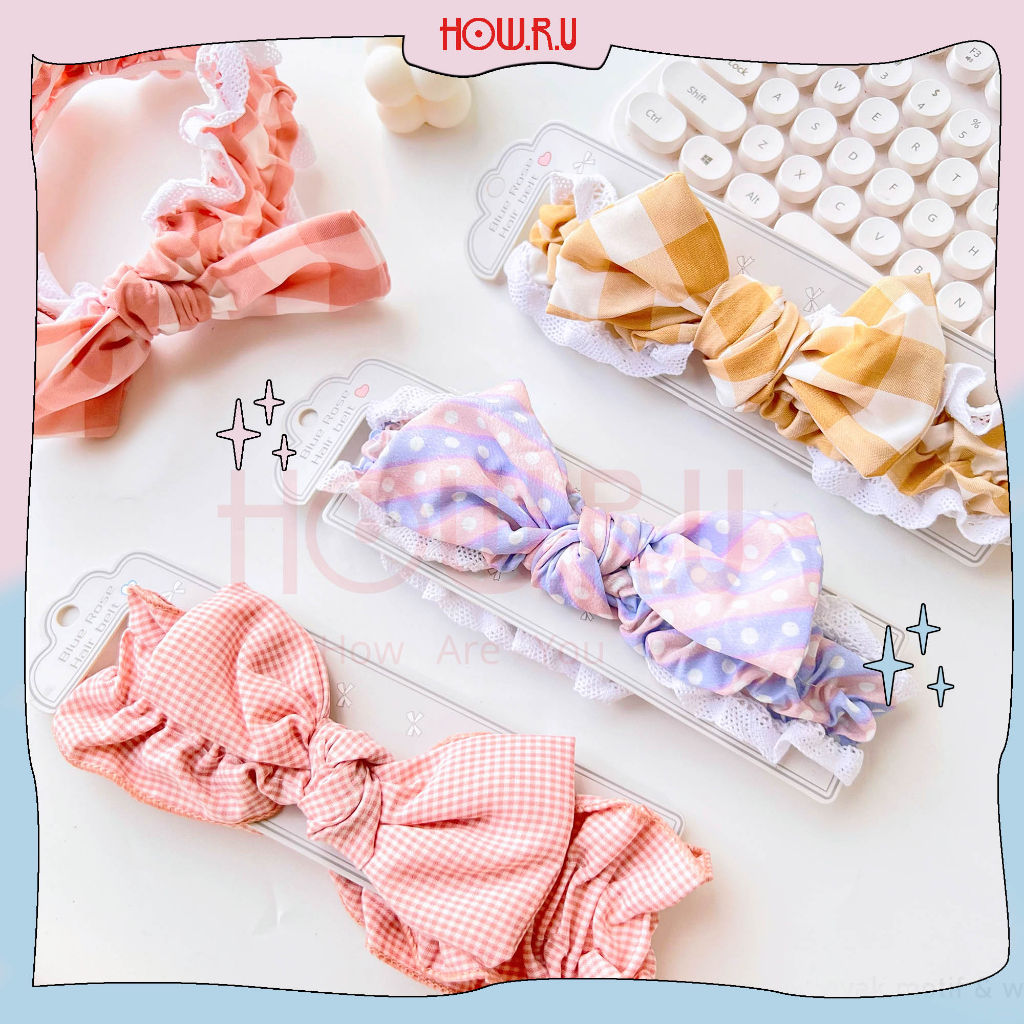 HOW.R.U | Bando Bandana Pita Korea untuk Anak Perempuan