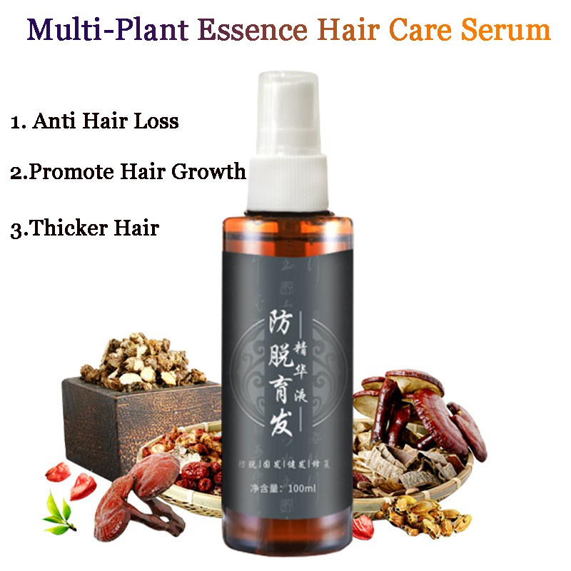 ZHIQI Obat Serum Penumbuh Rambut Cepat Hair Tonic Spray Penumbuh Rambut Botak Pria Hair Growth Spray 100ml