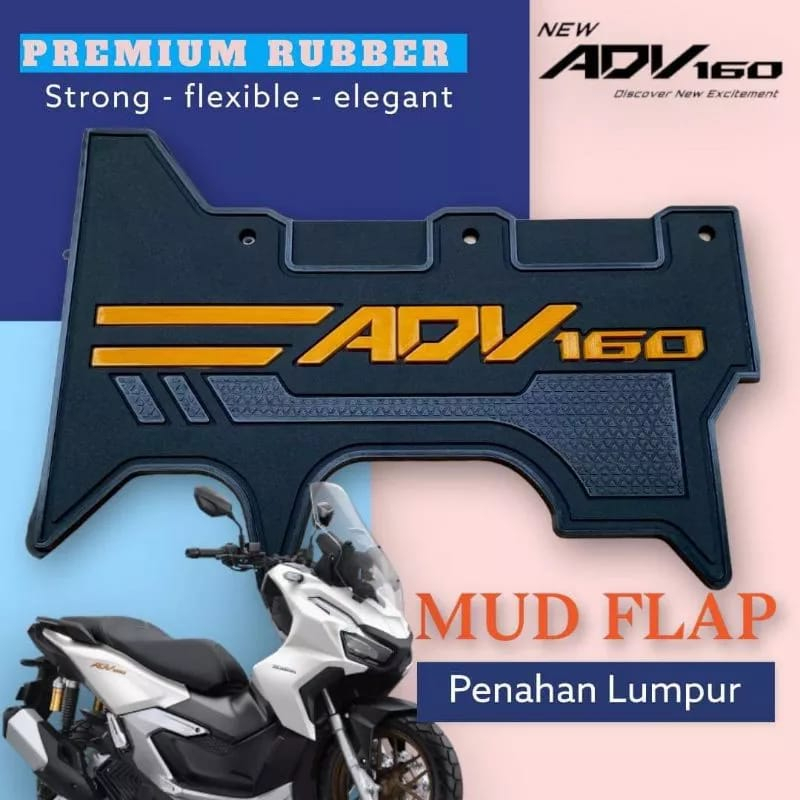 Mudflap penahan lumpur kolong ADV 160 karet kolong