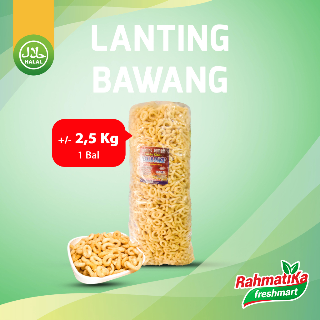 Lanting Rasa Bawang Snack 1 Bal (2.5 Kg)