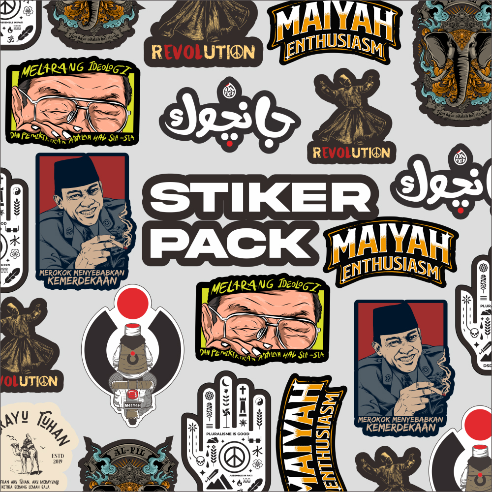 

Stiker pack isi 10pcs Random Stiker Cutting desain terbaik diseduh