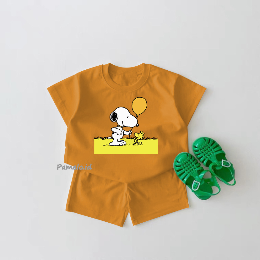 Pamelo.id Set Anak Viral / Sn0Pi / Fashion Anak / Stelan baju anak / Korea Style / Set Balita