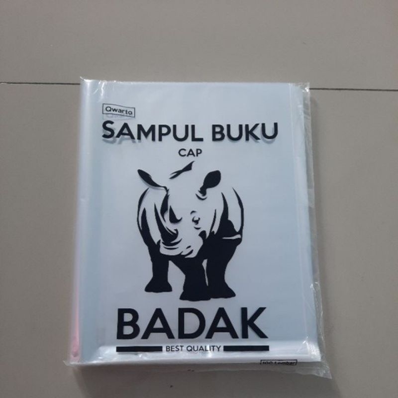 

Sampul buku plastik badak Qwarto/Quarto kuarto isi 100 lembar