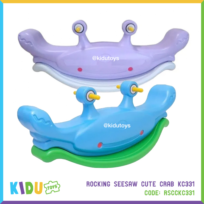 Mainan Anak Jungkat Jungkit  Rocking Seesaw Cute Crab KC331 Kidu Toys