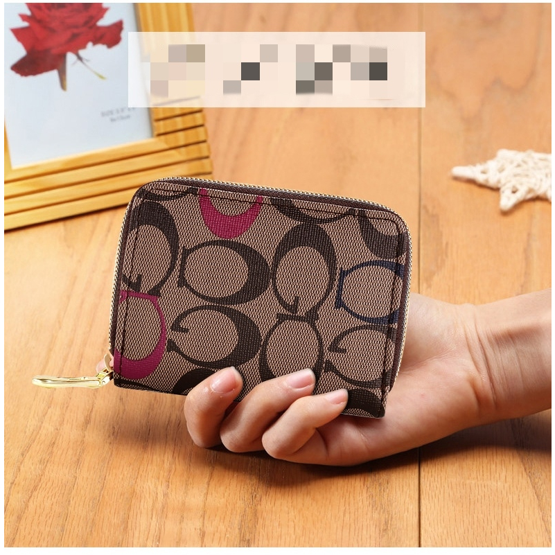 DOMPET KARTU WANITA KECIL LUCU IMPORT CARD HOLDER CEWEK MURAH KOREA PREMIUM KULIT COKLAT ELARIA WA704B7 RESLETING BATAM SIMPLE TERBARU BRANDED REMAJA KEKINIAN