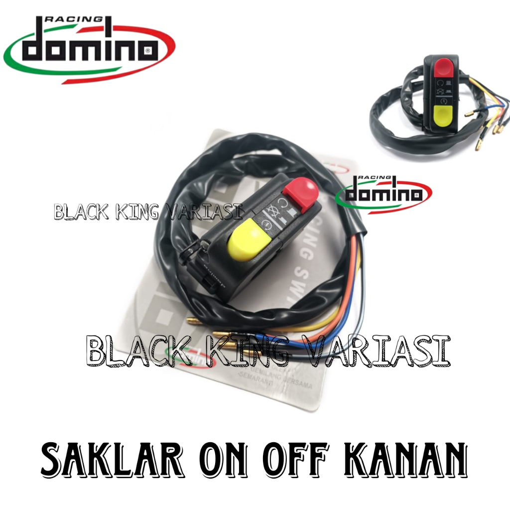 Saklar Domino On Off Saklar Motor Engine On Off Plus Starter Kanan Model KTC Universal Saklar kanan On Off Plus Stater Tombol