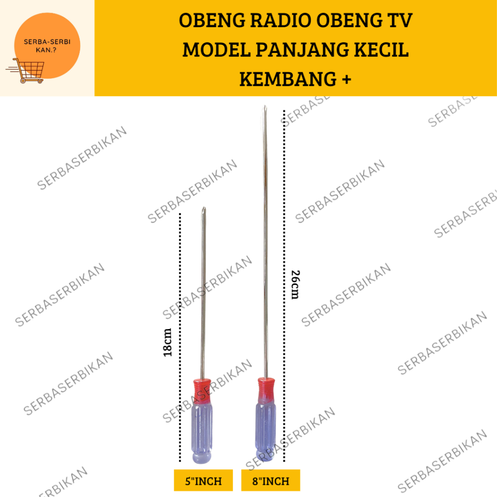 OBENG RADIO OBENG TV OBENG TAPE PANJANG KURUS