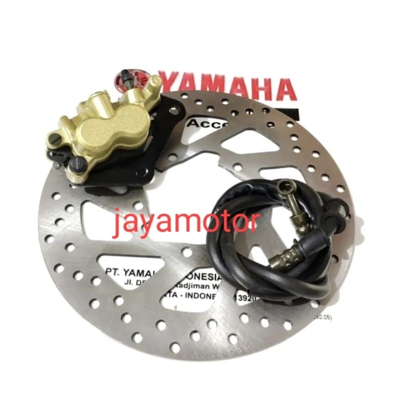 selang rem+piringan+kaliper depan Yamaha byson